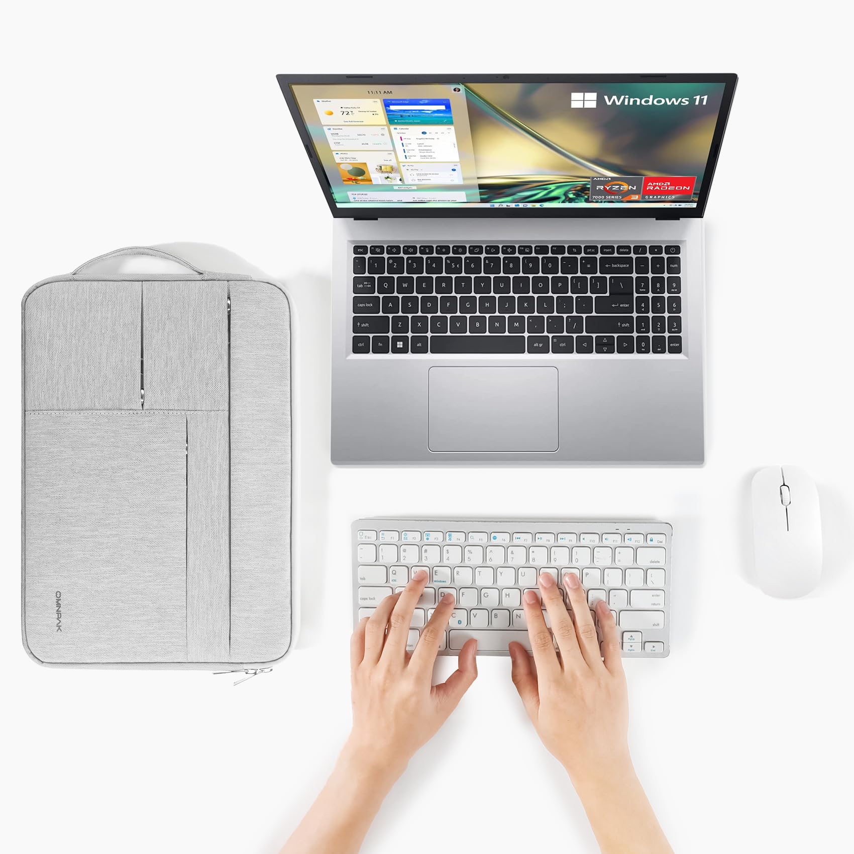 Amazon.co.jp: [Omnpak] 360°保護 ノートパソコンケース 15.6インチ PC